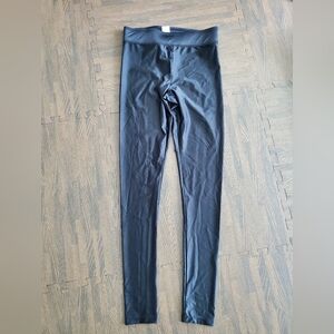 Garage black metallic leggings